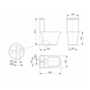 inodoro largo malaga bidet tapa deposito ruco hogar - Image 2