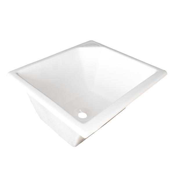 PILETA DE FIBRA SIN MESADA 50X40 BLANCA