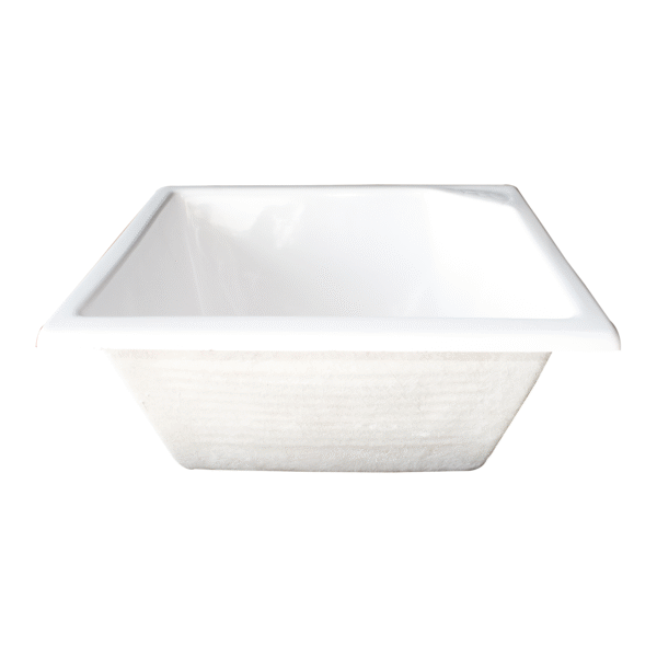 PILETA DE FIBRA SIN MESADA 50X40 BLANCA - Image 3