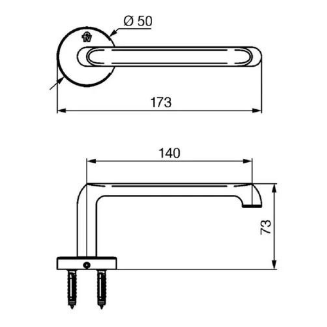 Ruco V504 Porta Accessori Da Porta - Alluminio Anodizzato, 3 Ciotole E 8 Ganci