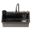 Mesada de acero inoxidable inteligente Ke luxury  80x46 negra - Image 4