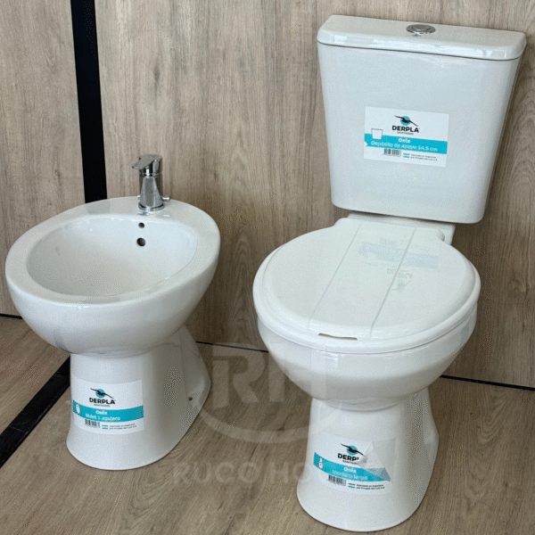 inodoro largo deposito tapa bidet onix Pringles San Luis - Image 2