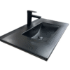 mesada maral loza 80cm negra ruco hogar - Image 2