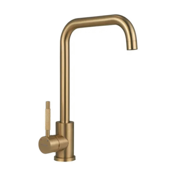 Griferia Gourmet Cocina Mesada Oro Mate