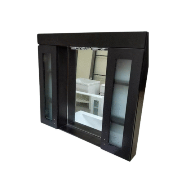 botiquin clasico 2 luces 1 puerta 80x70cm wengue