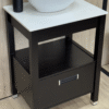 vanitory donnus wengue 60 cm con tapa blanca - Image 3